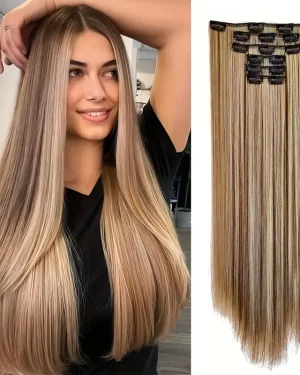 Extensiones de Cabello Natural– con clip